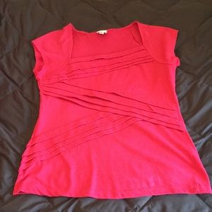 Anthropologie Red Top